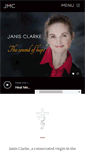 Mobile Screenshot of janisclarke.com